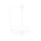 Z-Lite Leila Chandelier, 5-Light, 26 In.W x 10 In.H, Luxe Gold/White Linen 744-26R-LG - alternate 2